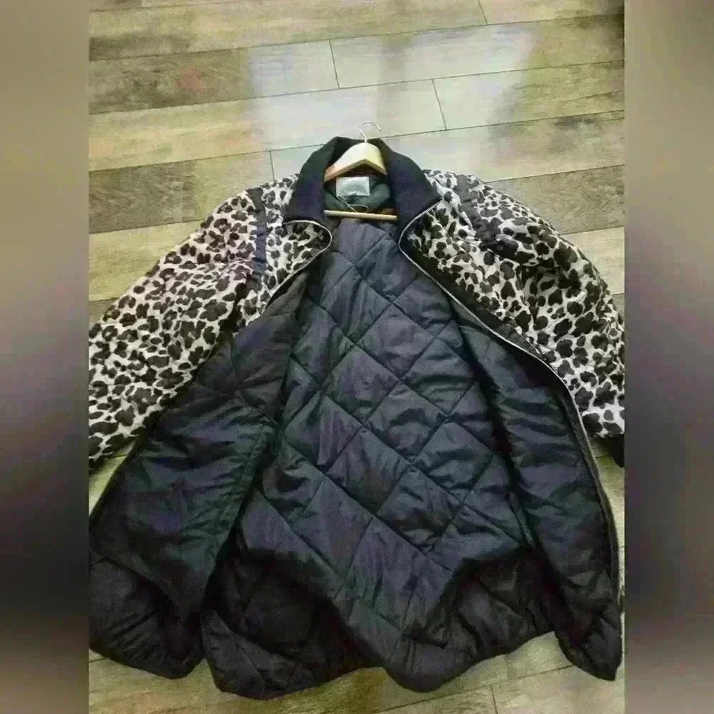 HILRAY RADLEY for Katherine Barclay Womens Bold Chic Leopard Print Xl Jacket - Picture 3 of 15